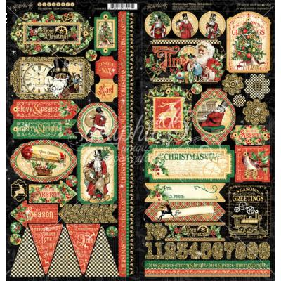 Graphic 45 Christmas Time - Stickers